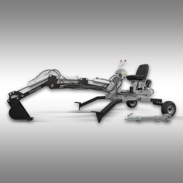 Mini rypadlo Jansen MB-360°, benzínový motor, chodové rypadlo, otáčecí kroužek 360°