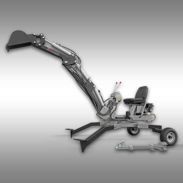 Mini rypadlo Jansen MB-360°, benzínový motor, chodové rypadlo, otáčecí kroužek 360° - Image 2