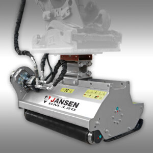 Mulčovací rypadlo Jansen BM-120, hydraulické