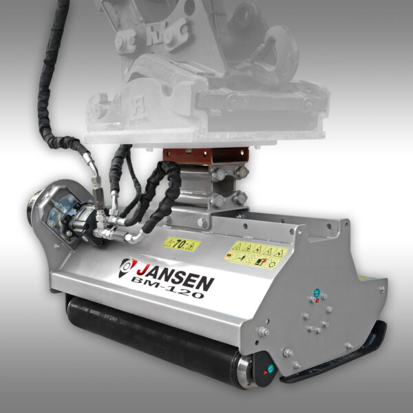 Mulčovací rypadlo Jansen BM-120, hydraulické